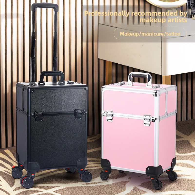 Art & Craft Jojo - Professional Nail Art Case Rolling Makeup