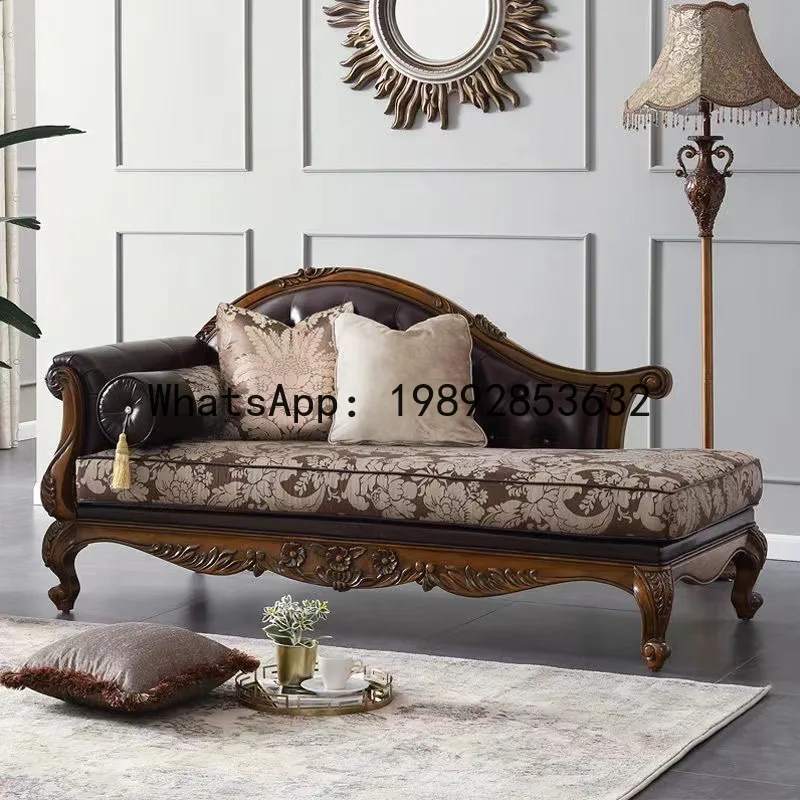 Art & Craft Jojo - H5.15 all-solid wood sofa leather art