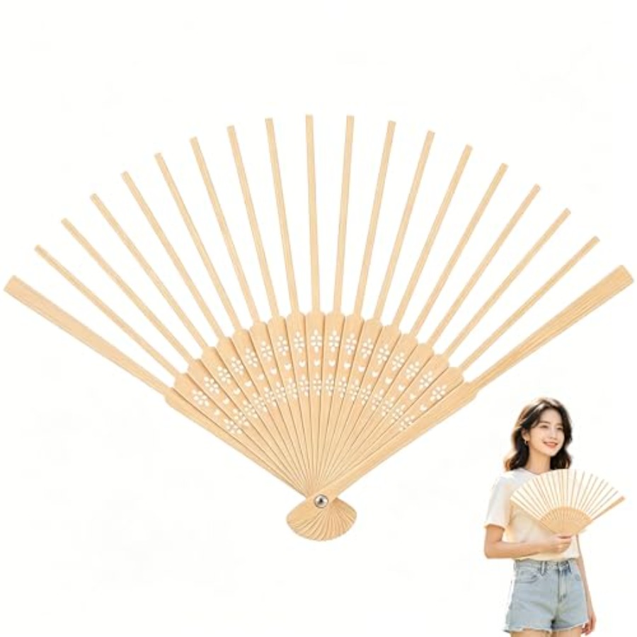 Art Craft And Design - Folding Fan Frame, Wood Blank Unfinished