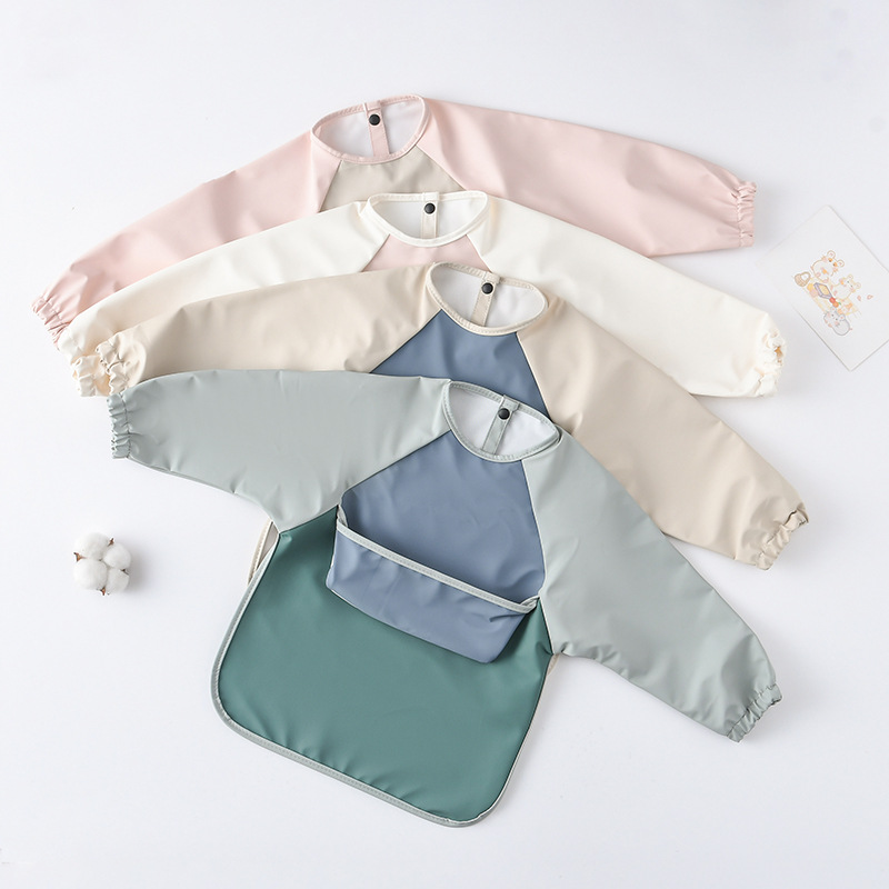 Kids Baby Long Sleeved PU Bibs - огляд і ціна Art Craft For 3 Year Old