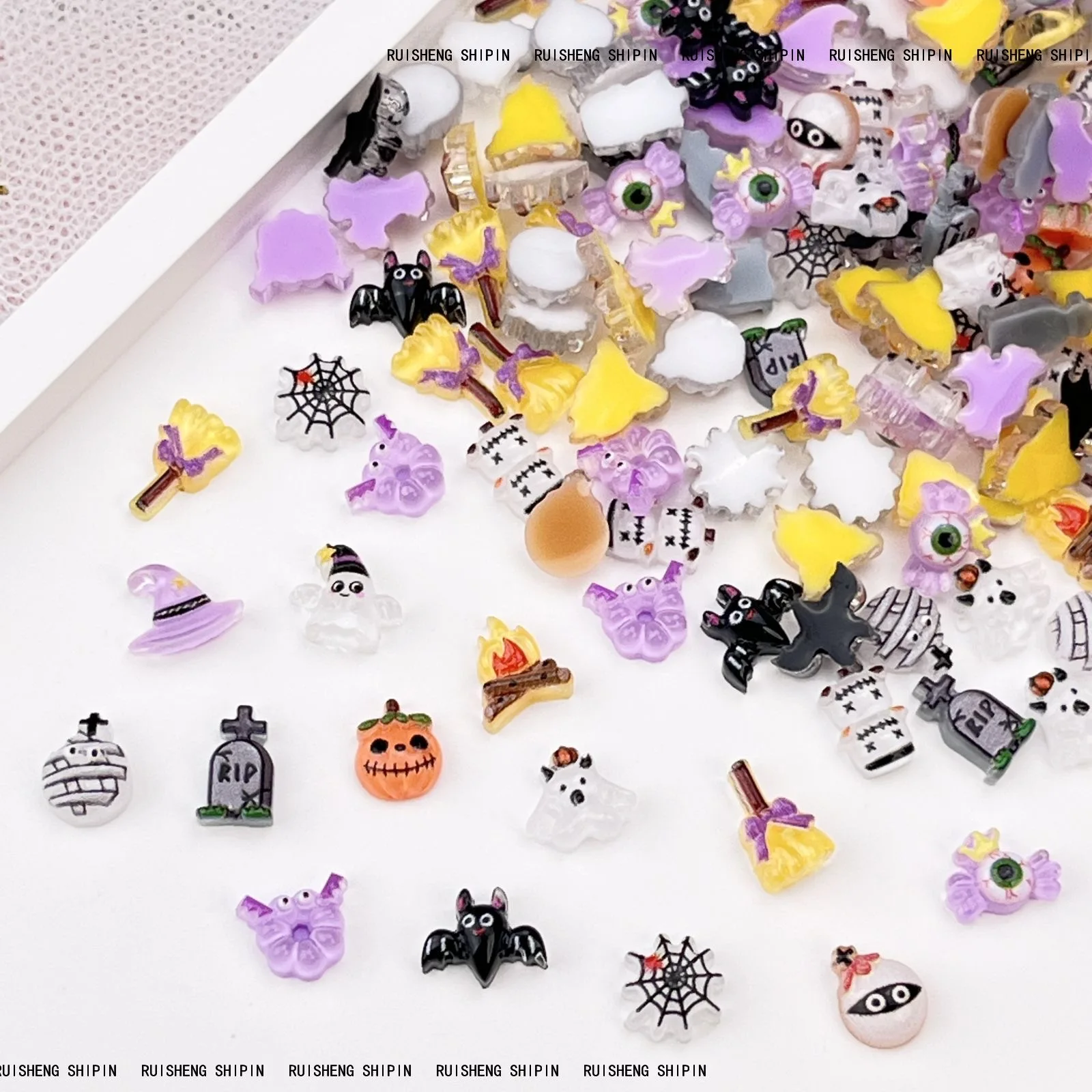 50pcs Resin Mini Colorful Hall - огляд і ціна Art Craft Hat