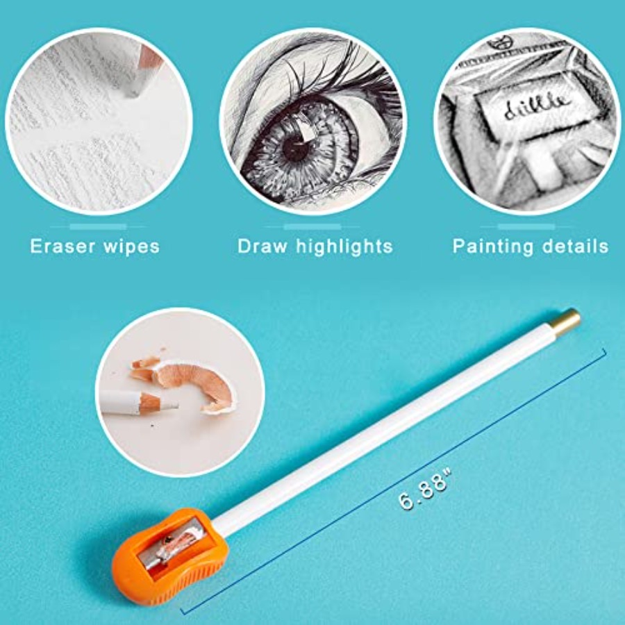 Eraser Pencils Set for Artists - огляд і ціна Sketching Charcoal Set