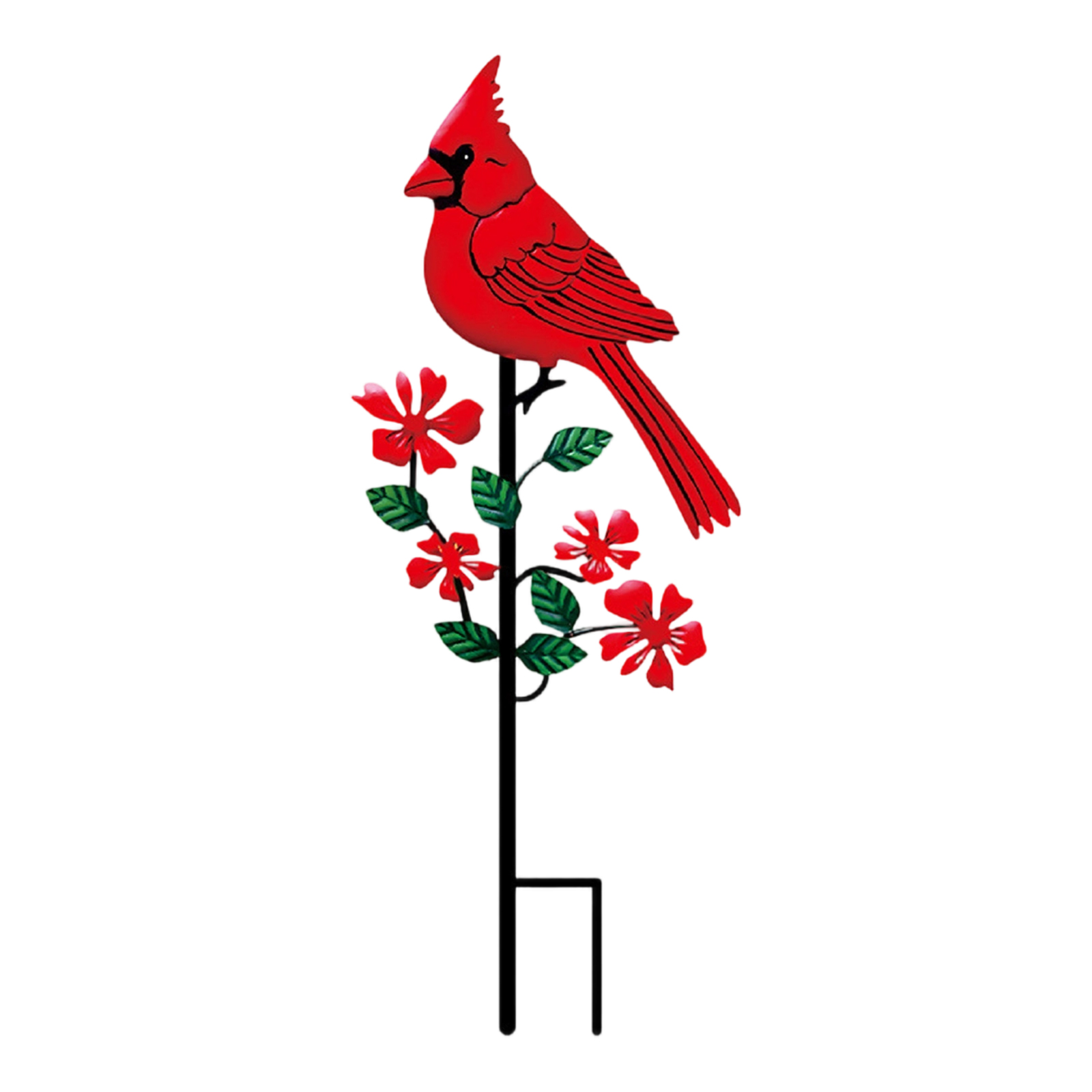 2D Flat Red Bird Design Garden - огляд і ціна Art Craft And Design