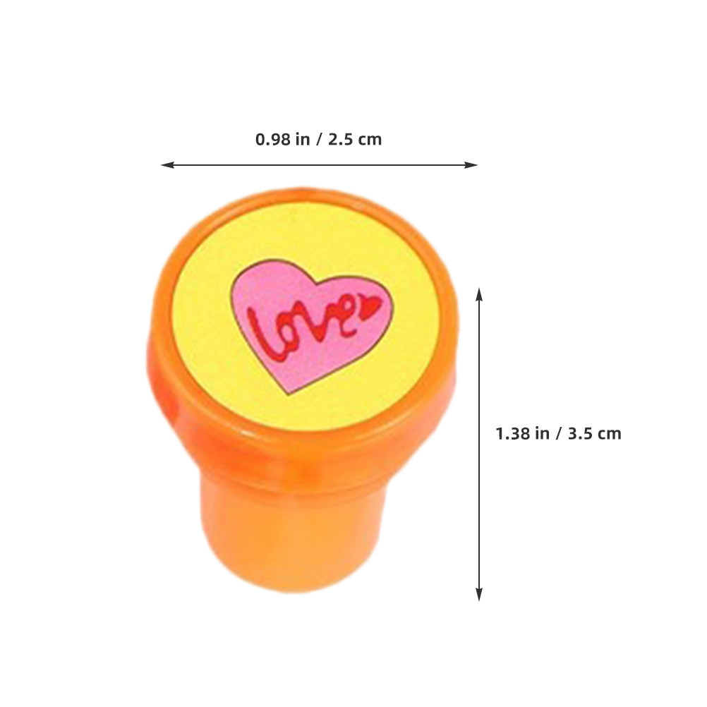 20Pcs Self Inking Heart Stamps - огляд і ціна Art Craft And Design