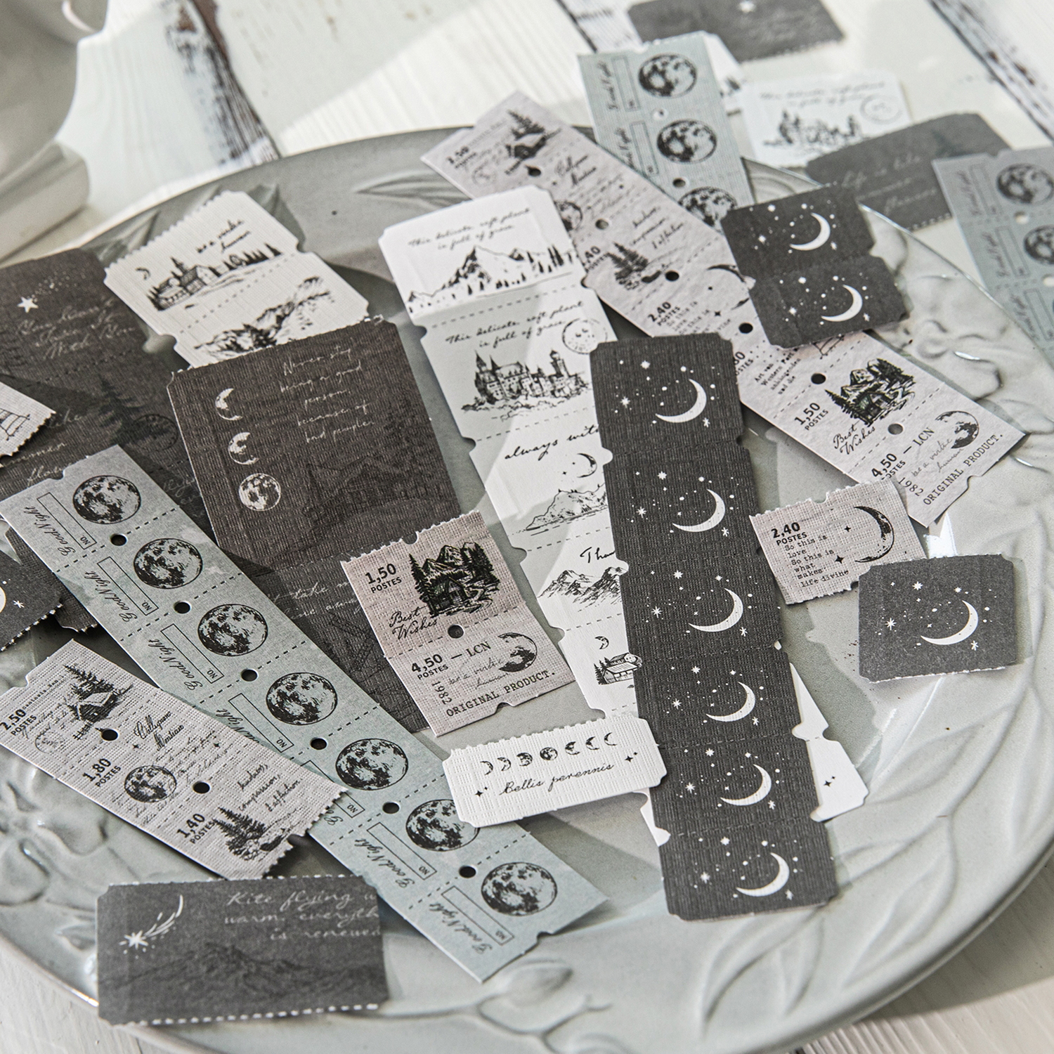 10pcs Retro Label Strip Sticke - огляд і ціна Art Craft For 3 Year Old