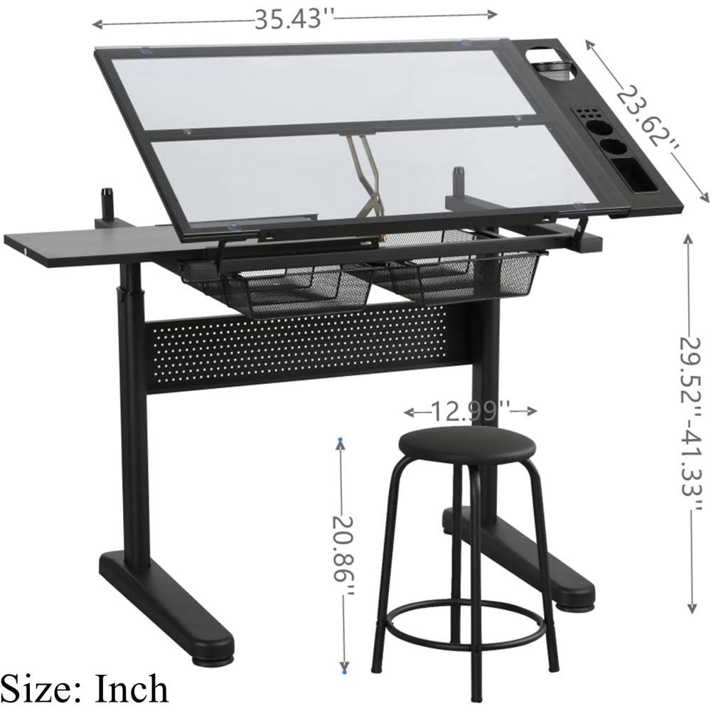 Adjustable Height Art Table wi - огляд і ціна Art & Craft Jojo
