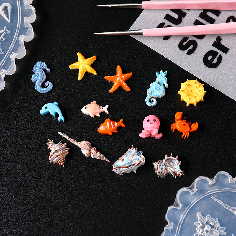 1 Piec 3D Silicone Nail Carvin - огляд і ціна Art Craft Jellyfish