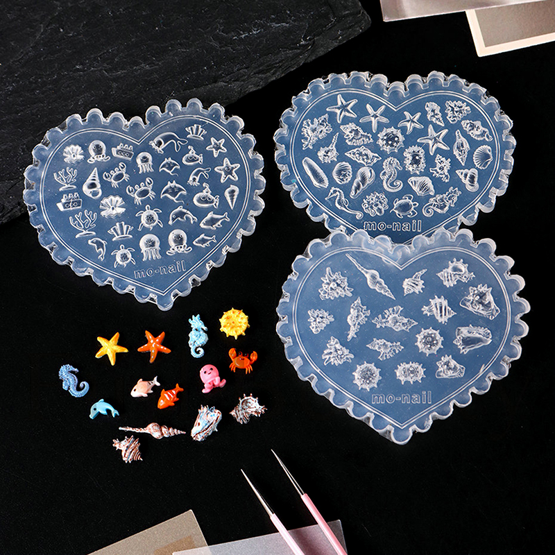 1 Piec 3D Silicone Nail Carvin - огляд і ціна Art Craft Jellyfish