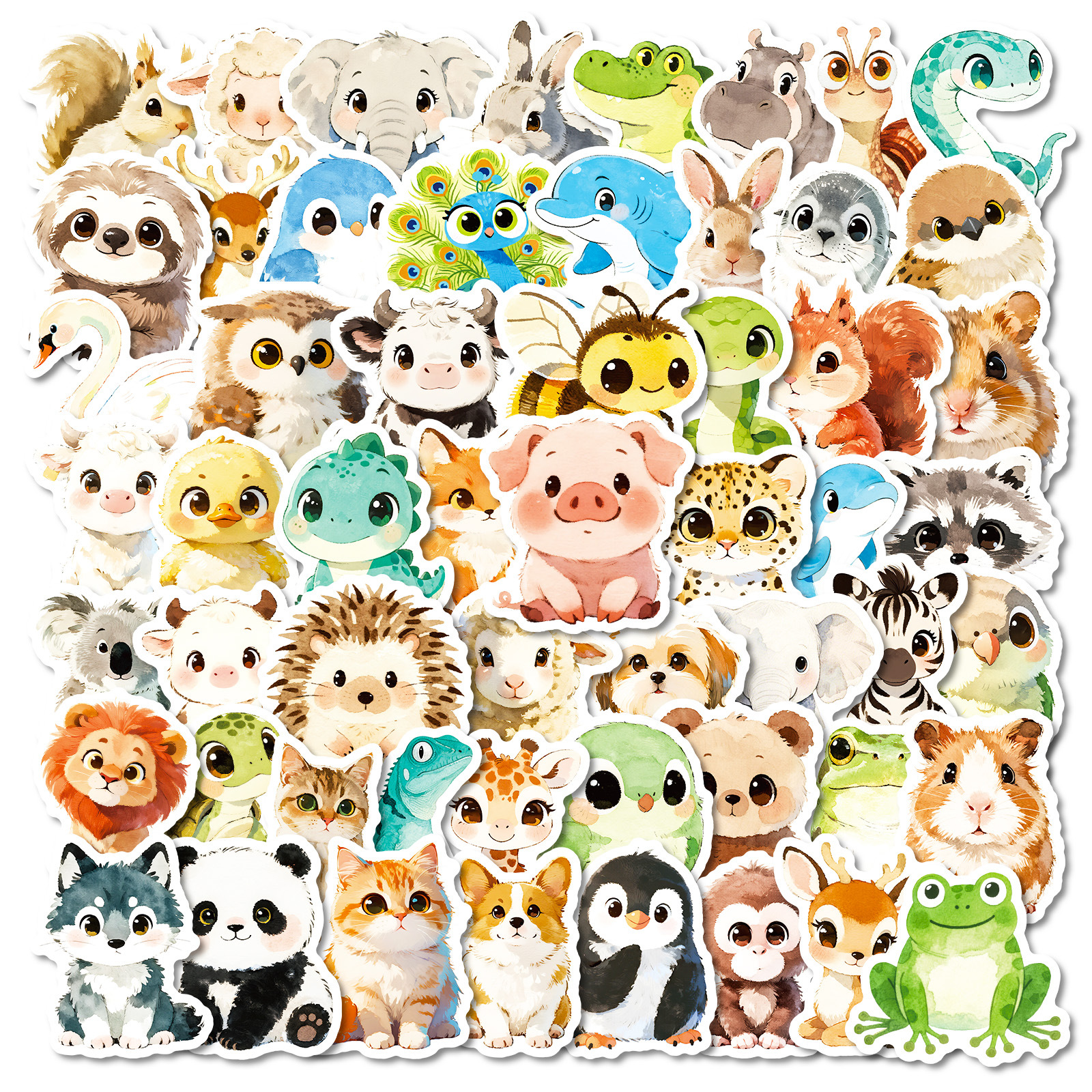 56Pcs Cute Animal Cartoon Graf - огляд і ціна Art Craft For 3 Year Old