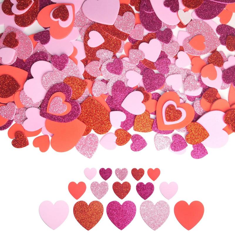 50pcs Love Heart Self Adhesive - огляд і ціна Art Craft Love