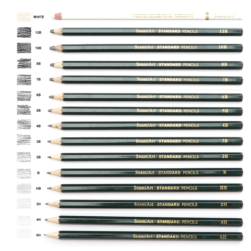 14PCS Sketching Pencil Set (6H - огляд і ціна Sketching Charcoal Set