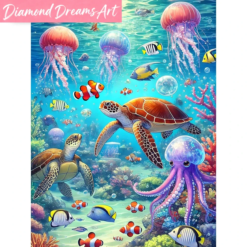 Frameless, Tortoise Diamond Em - огляд і ціна Art Craft Jellyfish