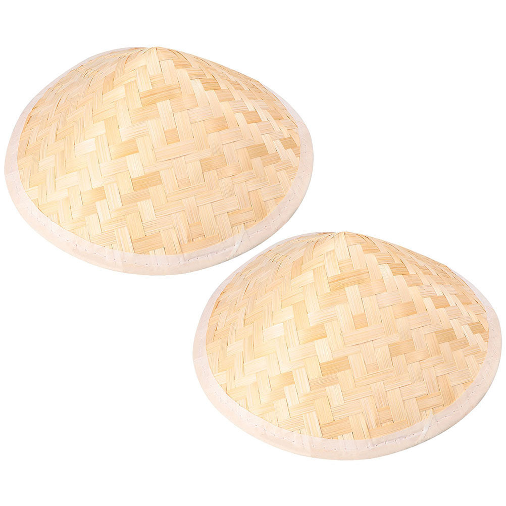 2Pcs Bamboo Woven Hats Kids Cr - огляд і ціна Art Craft Hat