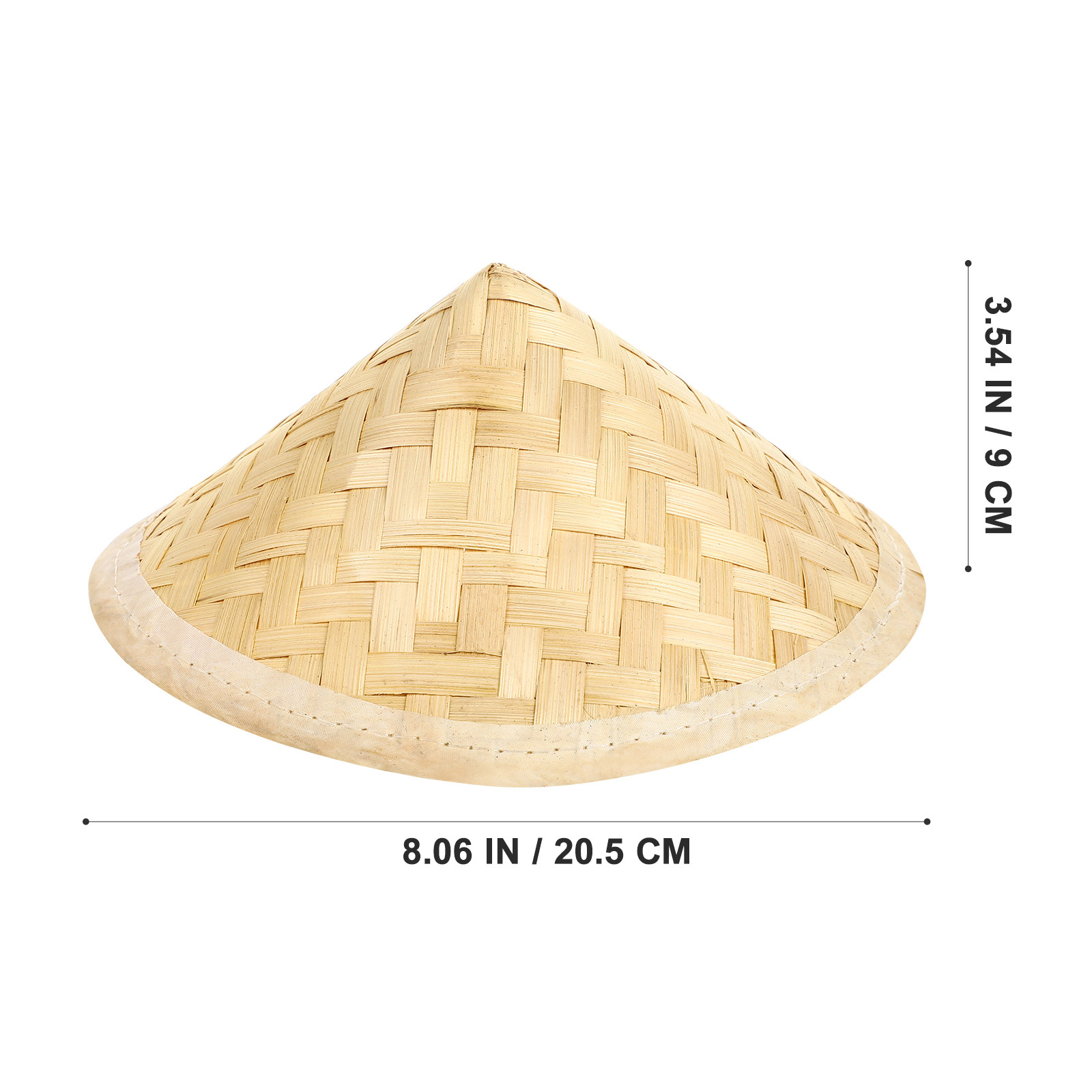 2Pcs Bamboo Woven Hats Kids Cr - огляд і ціна Art Craft Hat