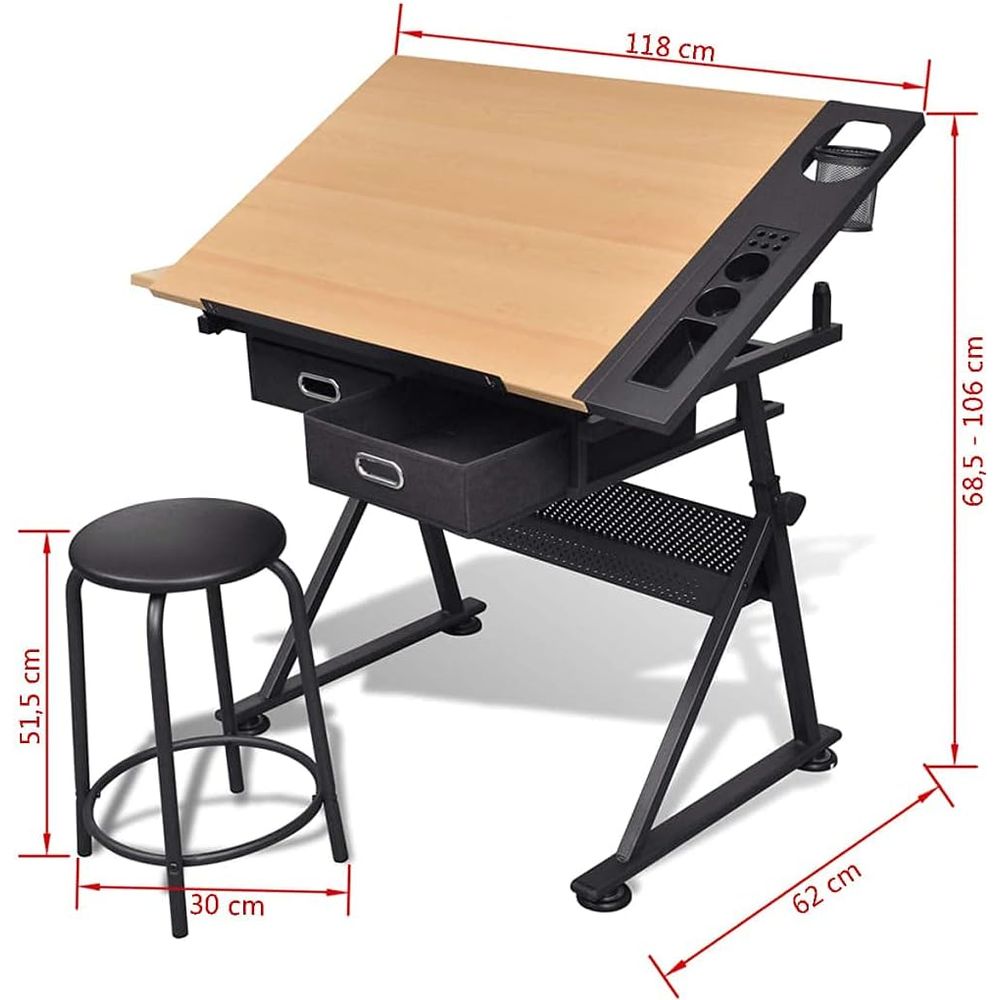 Adjustable Height Drafting Tab - огляд і ціна Art & Craft Jojo