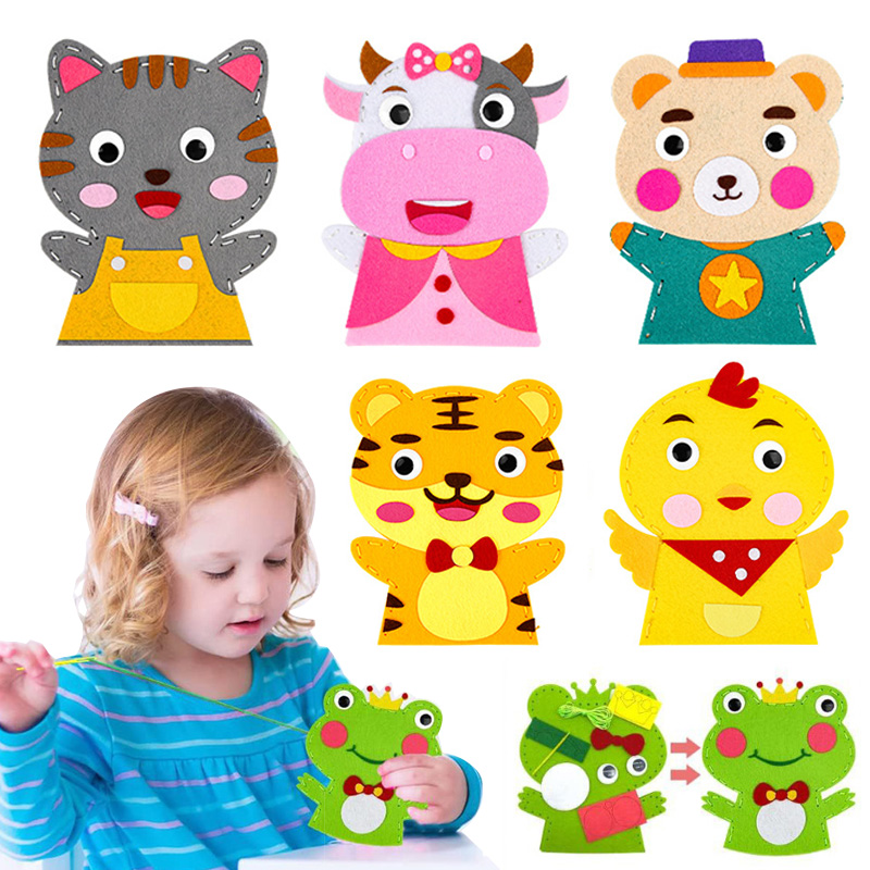 Cute Cartoon Animal Hand Puppe - огляд і ціна Art Craft For 3 Year Old