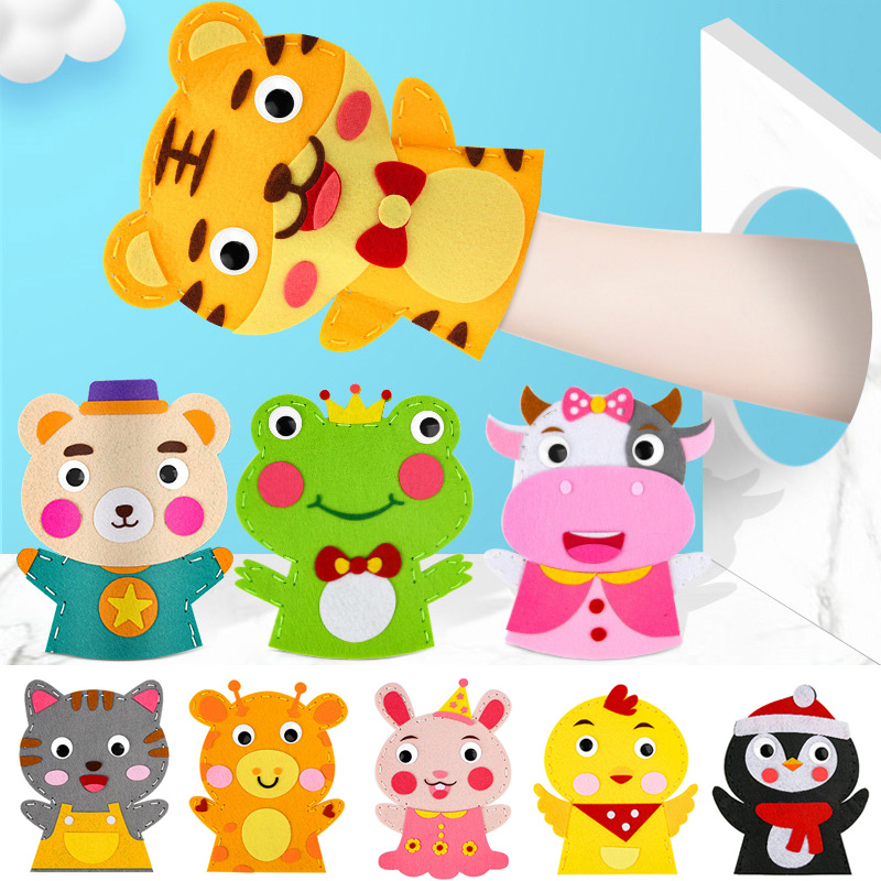 Cute Cartoon Animal Hand Puppe - огляд і ціна Art Craft For 3 Year Old