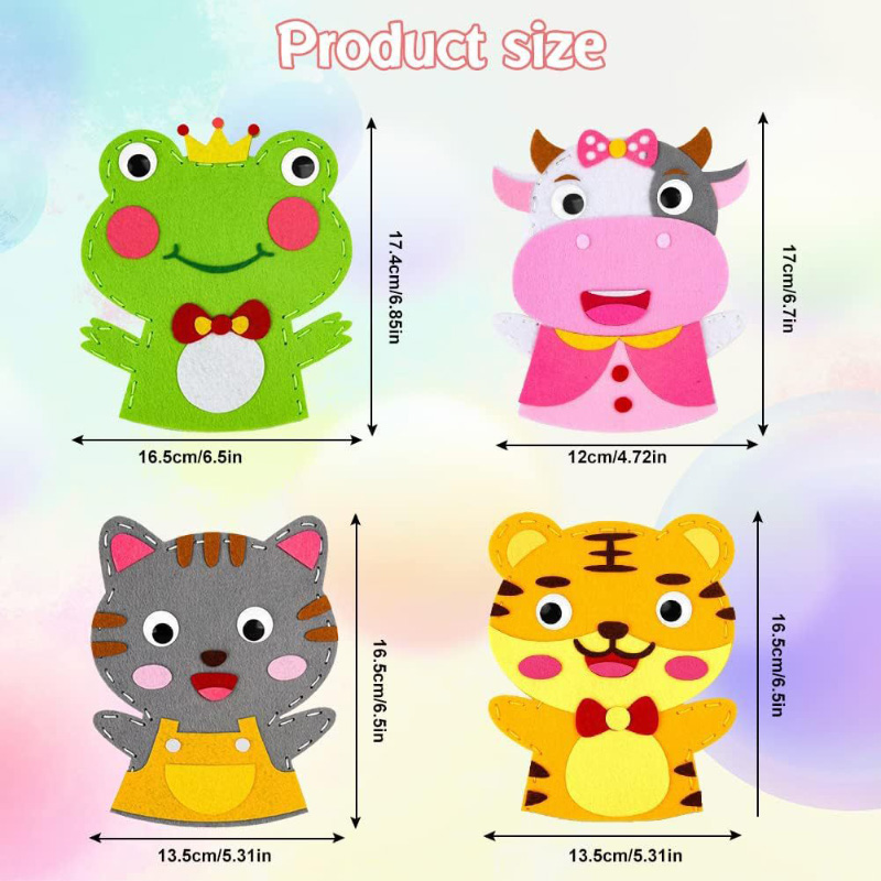Cute Cartoon Animal Hand Puppe - огляд і ціна Art Craft For 3 Year Old