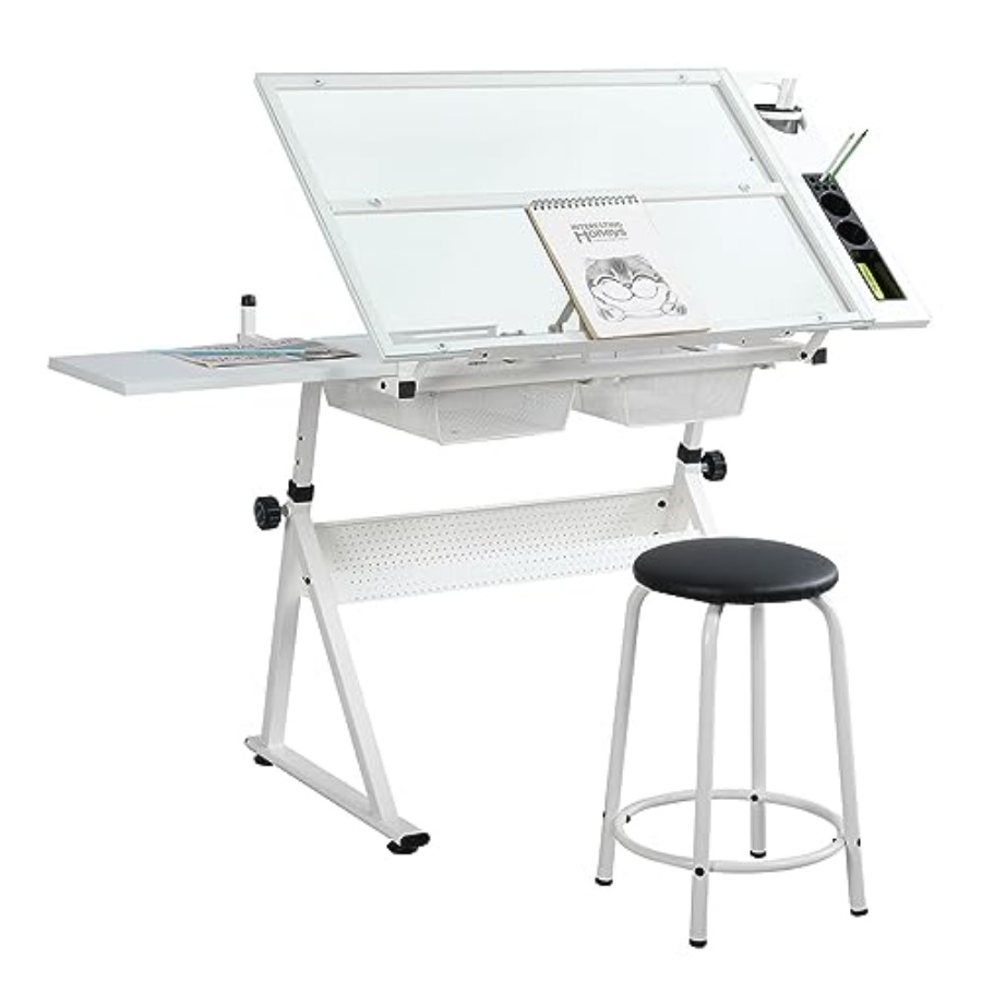Drafting Table with Stool Mode - огляд і ціна Art & Craft Zone