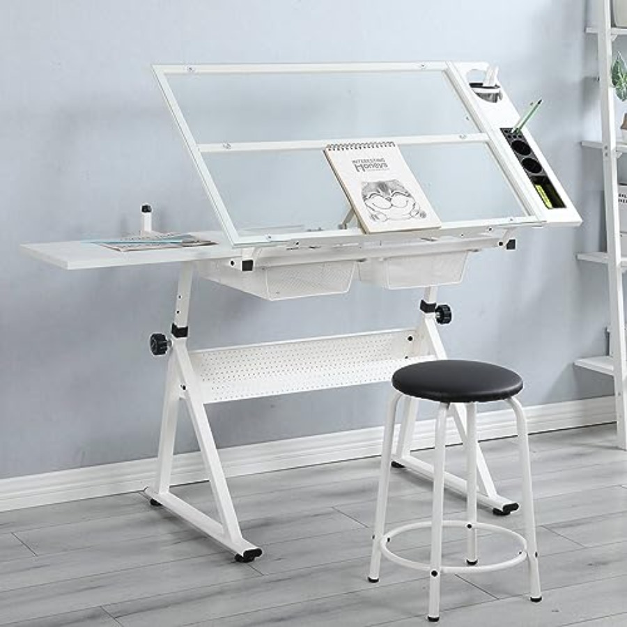 Drafting Table with Stool Mode - огляд і ціна Art & Craft Zone