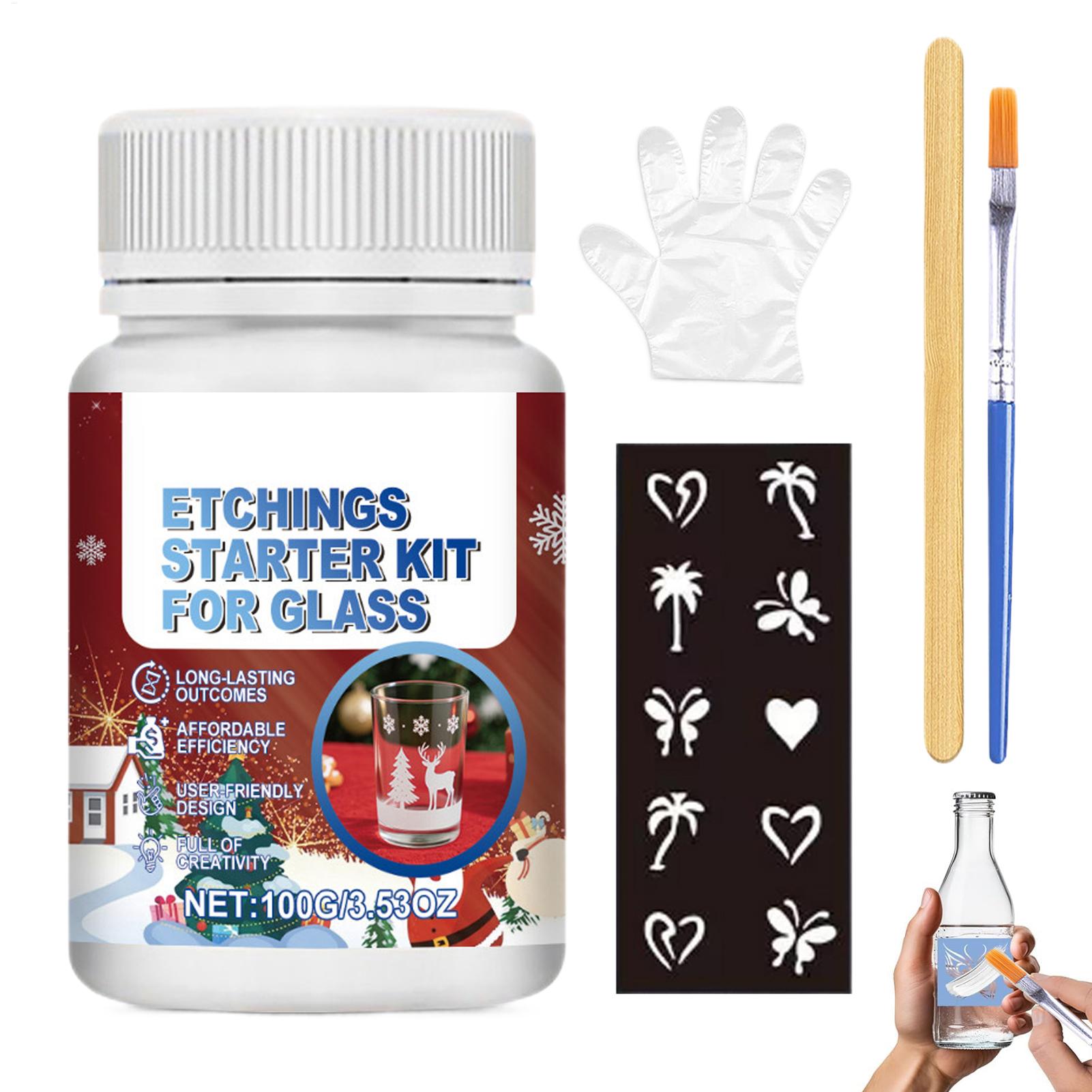 Glass Etching Kit Glass Etch S - огляд і ціна Art Craft And Design