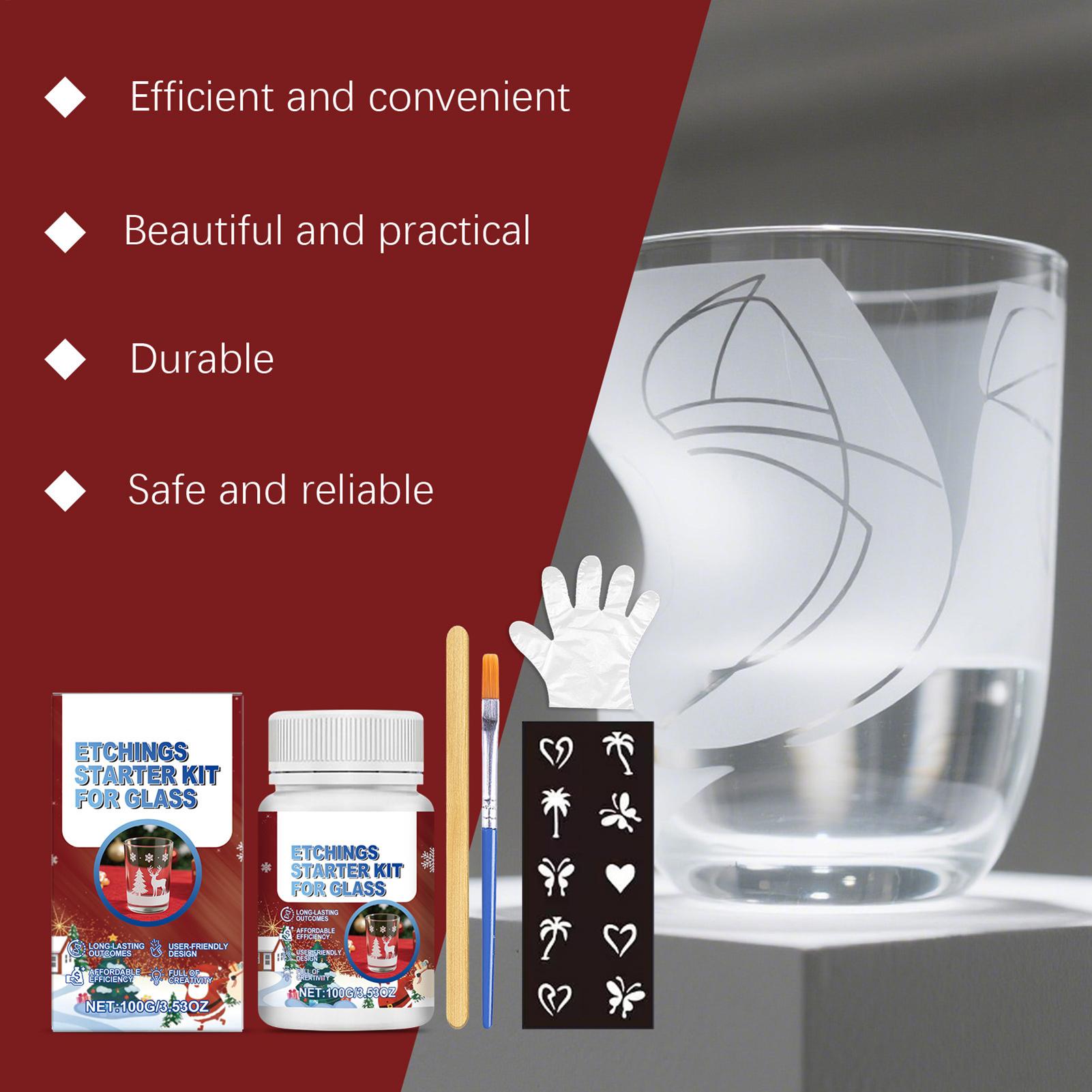 Glass Etching Kit Glass Etch S - огляд і ціна Art Craft And Design