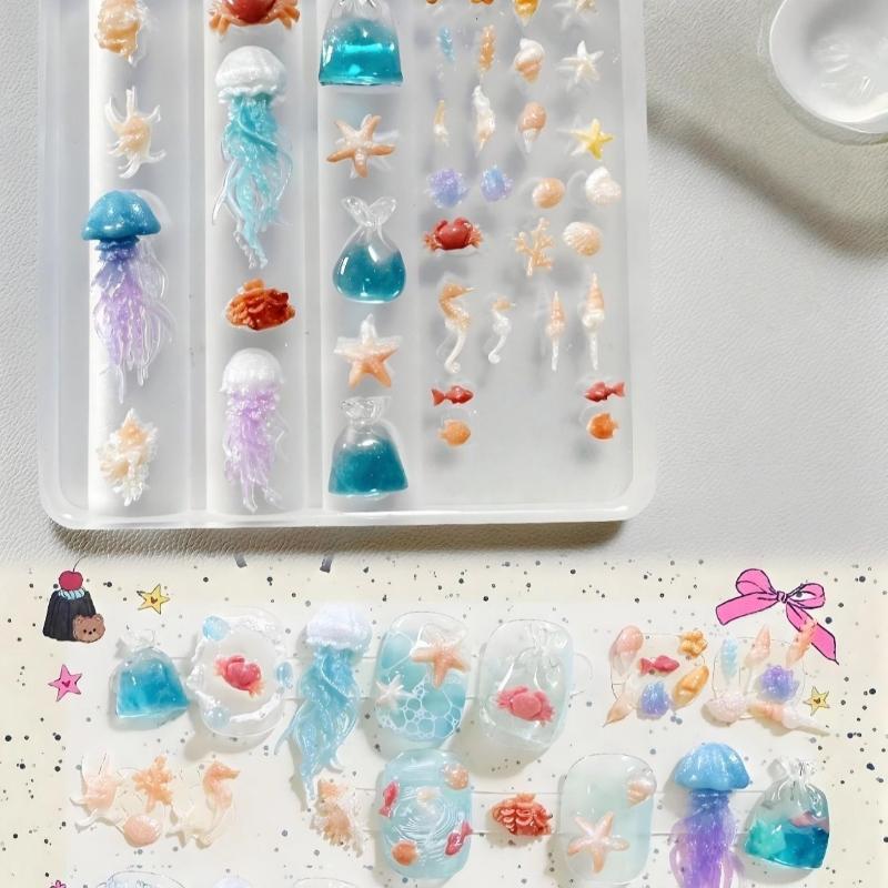 3D DIY Nail Art Decoration Jel - огляд і ціна Art Craft Jellyfish