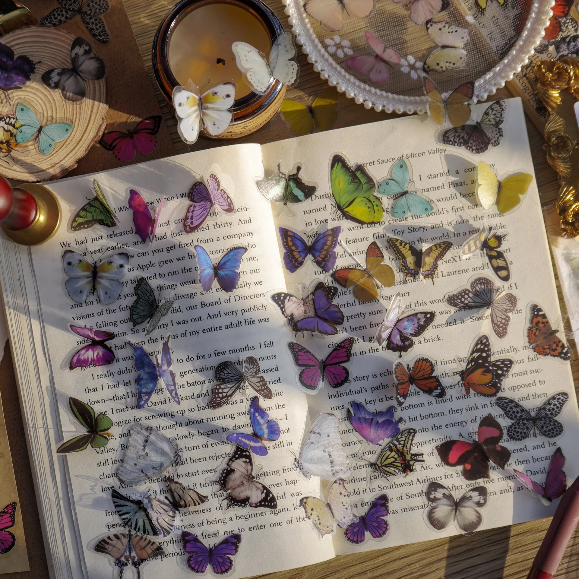 Journamm 40pcs/pack Butterfly  - огляд і ціна Art Craft For 3 Year Old