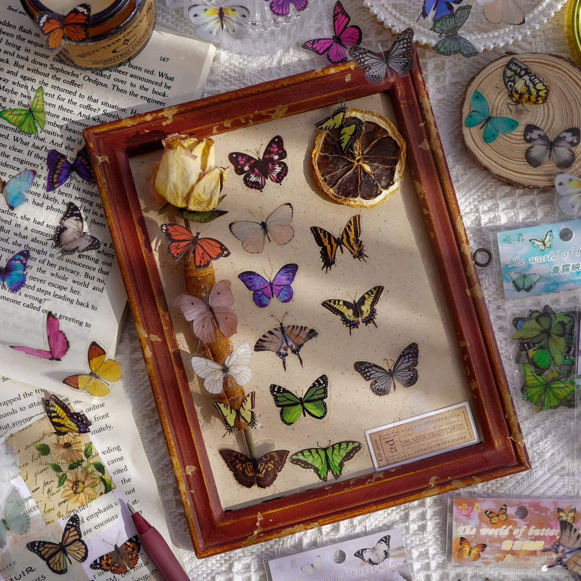 Journamm 40pcs/pack Butterfly  - огляд і ціна Art Craft For 3 Year Old