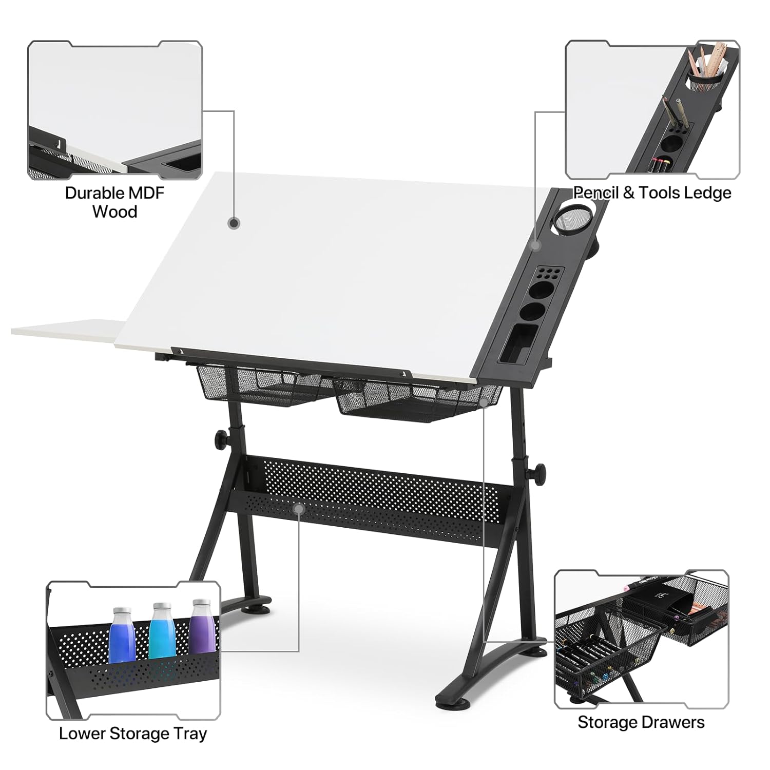 Art Deco Drafting Table, Heigh - огляд і ціна Art & Craft Jojo