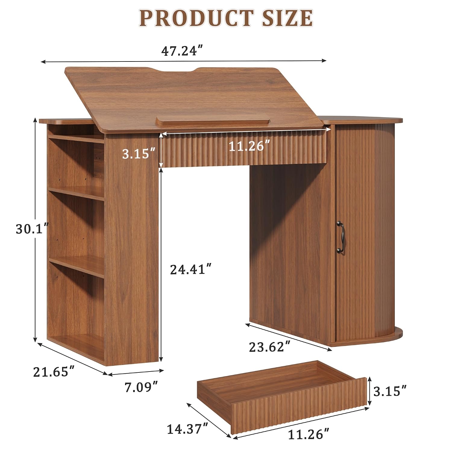 Drafting Table with Storage Ca - огляд і ціна Art & Craft Jojo
