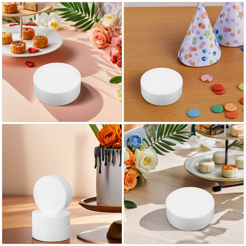 16Pcs Foam Cylinders White Cra - огляд і ціна Art Craft And Design
