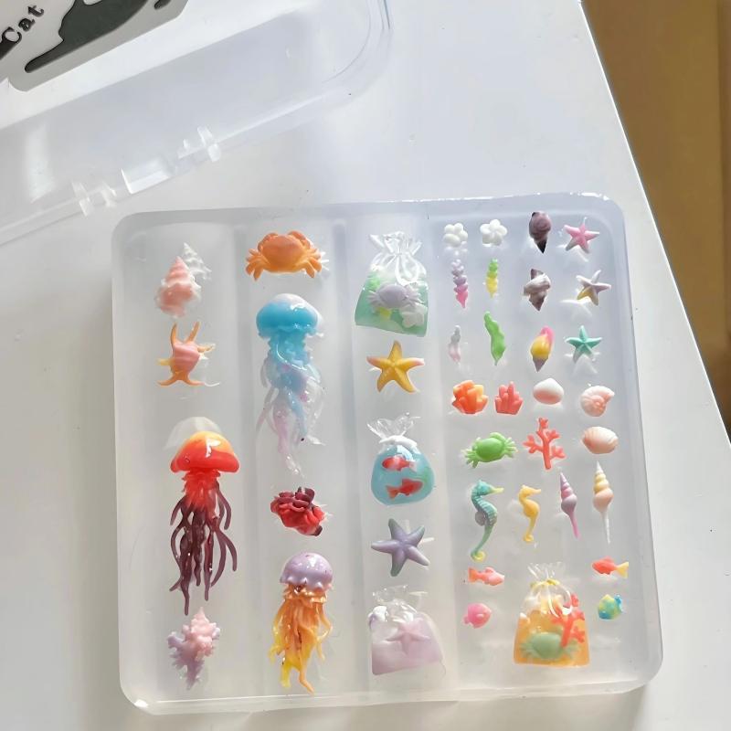 Manicure Mold For Nail Crafts; - огляд і ціна Art Craft Jellyfish