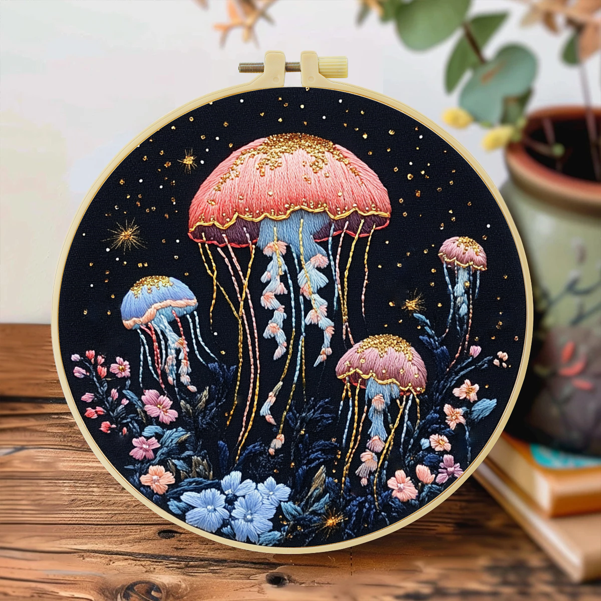 1pc 20X20CM/15X15CM 7.87/6.3in - огляд і ціна Art Craft Jellyfish