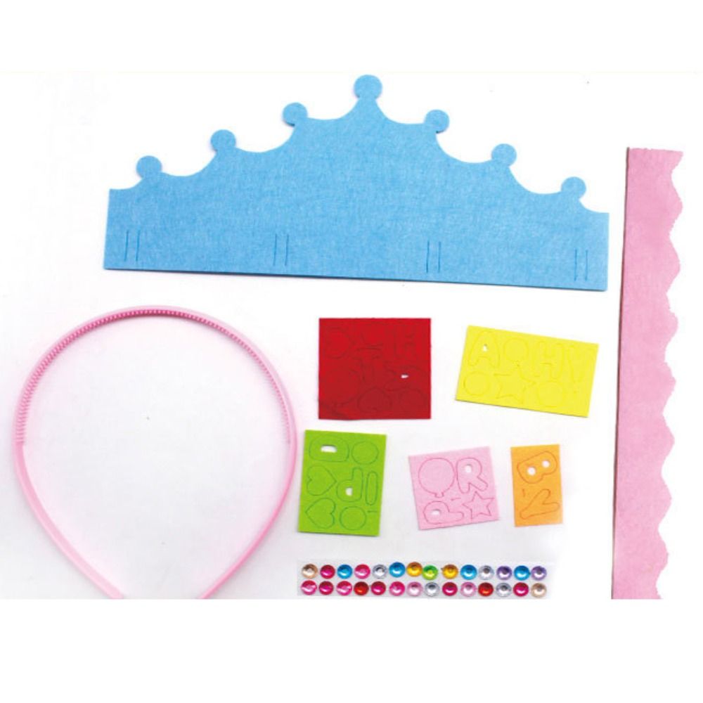 Children's Non-woven DIY Crown - огляд і ціна Art Craft Hat
