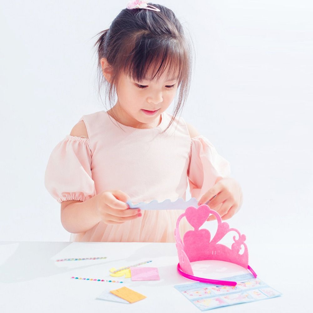Children's Non-woven DIY Crown - огляд і ціна Art Craft Hat