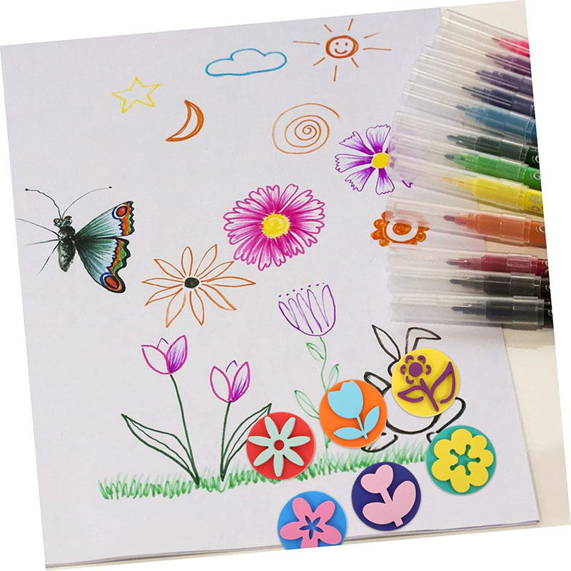 6Pcs/bag Foam Stamps for Paint - огляд і ціна Art Craft For 3 Year Old