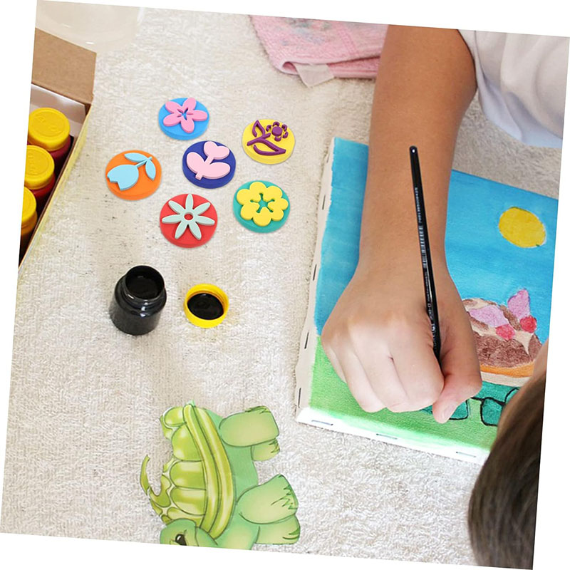 6Pcs/bag Foam Stamps for Paint - огляд і ціна Art Craft For 3 Year Old