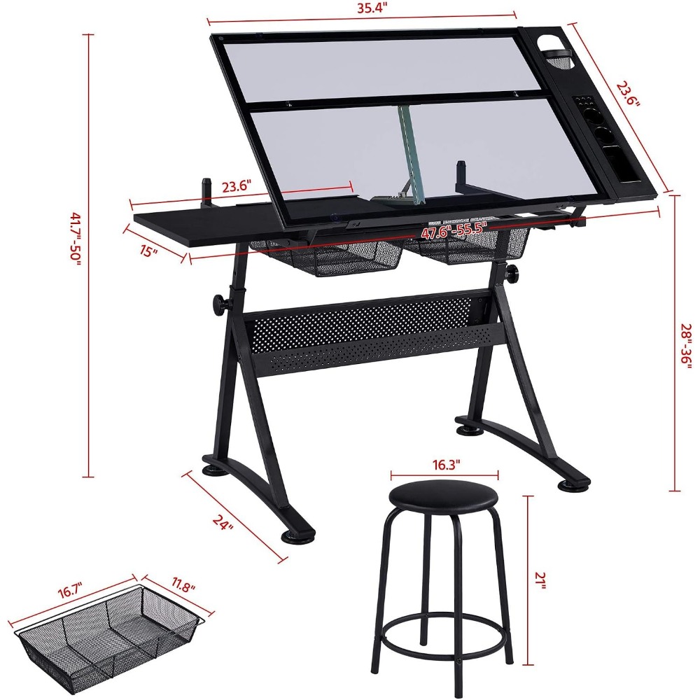 Height Adjustable Drafting Tab - огляд і ціна Art & Craft Jojo