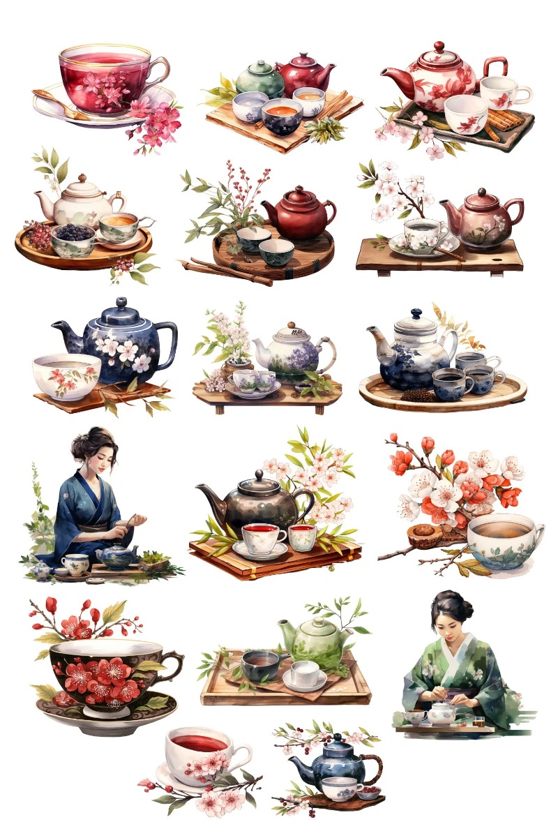 Cute Watercolor Tea Ceremony,  - огляд і ціна Art Craft For 3 Year Old