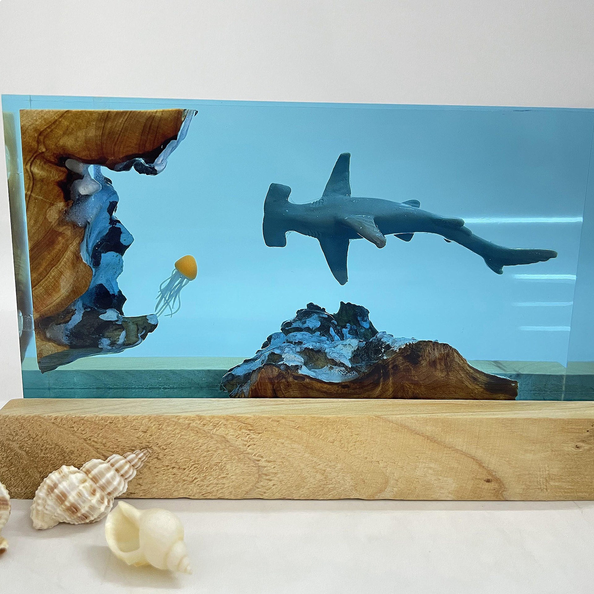 Unique Resin Lamp Shark Jellyf - огляд і ціна Art Craft Jellyfish