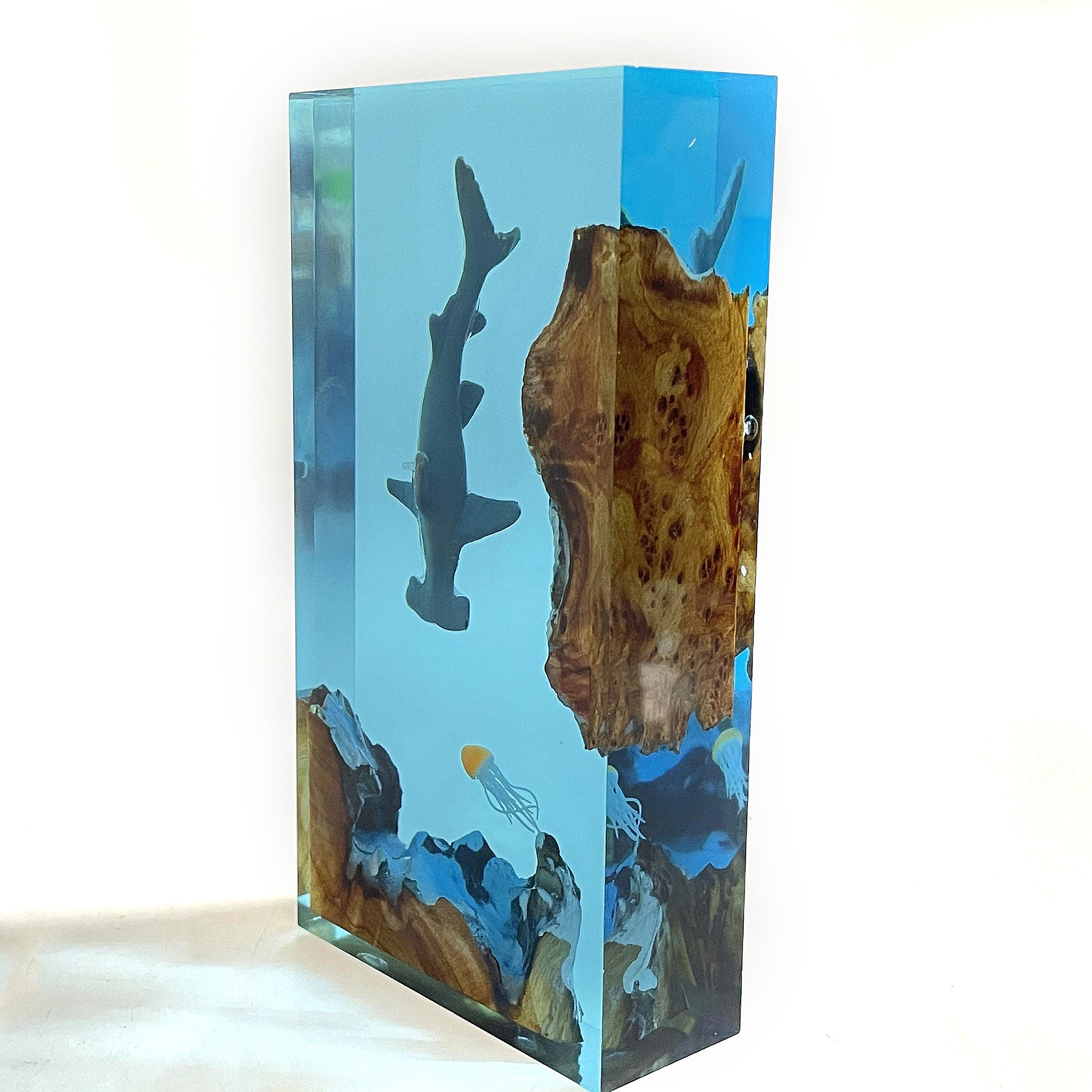Unique Resin Lamp Shark Jellyf - огляд і ціна Art Craft Jellyfish
