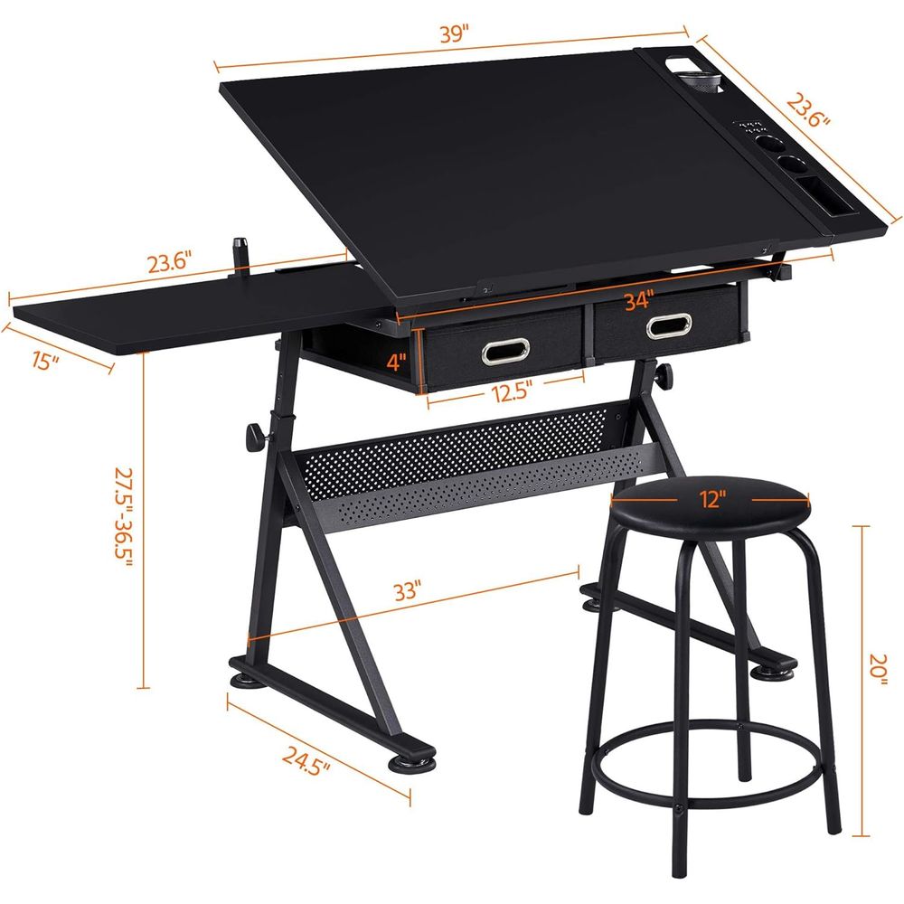 Drafting Table for Artists, He - огляд і ціна Art & Craft Jojo
