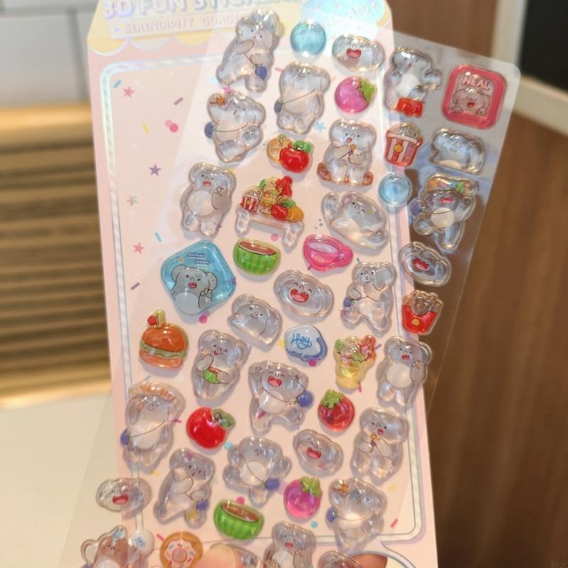 Embossed Animal Sticker Adhesi - огляд і ціна Art Craft For 3 Year Old