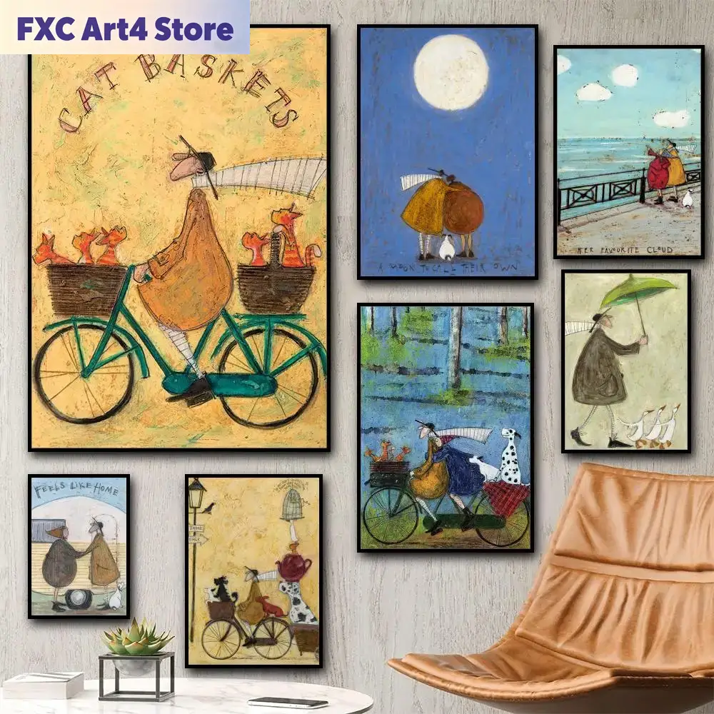 Frameless Sam Toft Art Abstrac - огляд і ціна Art Craft Love
