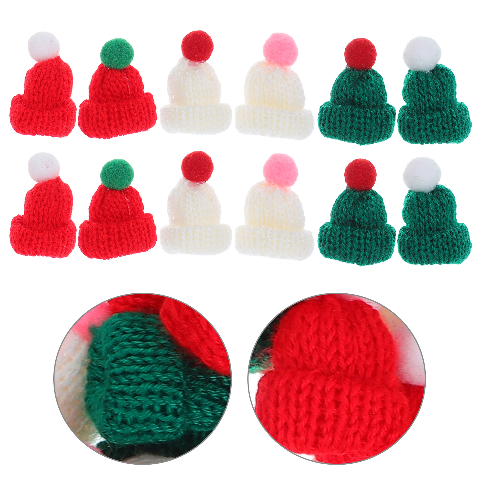 60Pcs Mini Knit Hats for Craft - огляд і ціна Art Craft Hat
